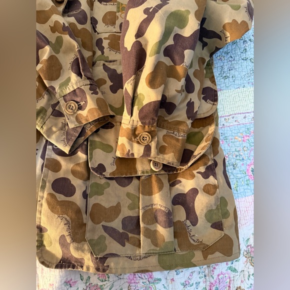 Vintage 70s Ducks Unlimited Bob Allen Hinting Jacket Talon Zip:Size Large - Picture 16 of 16